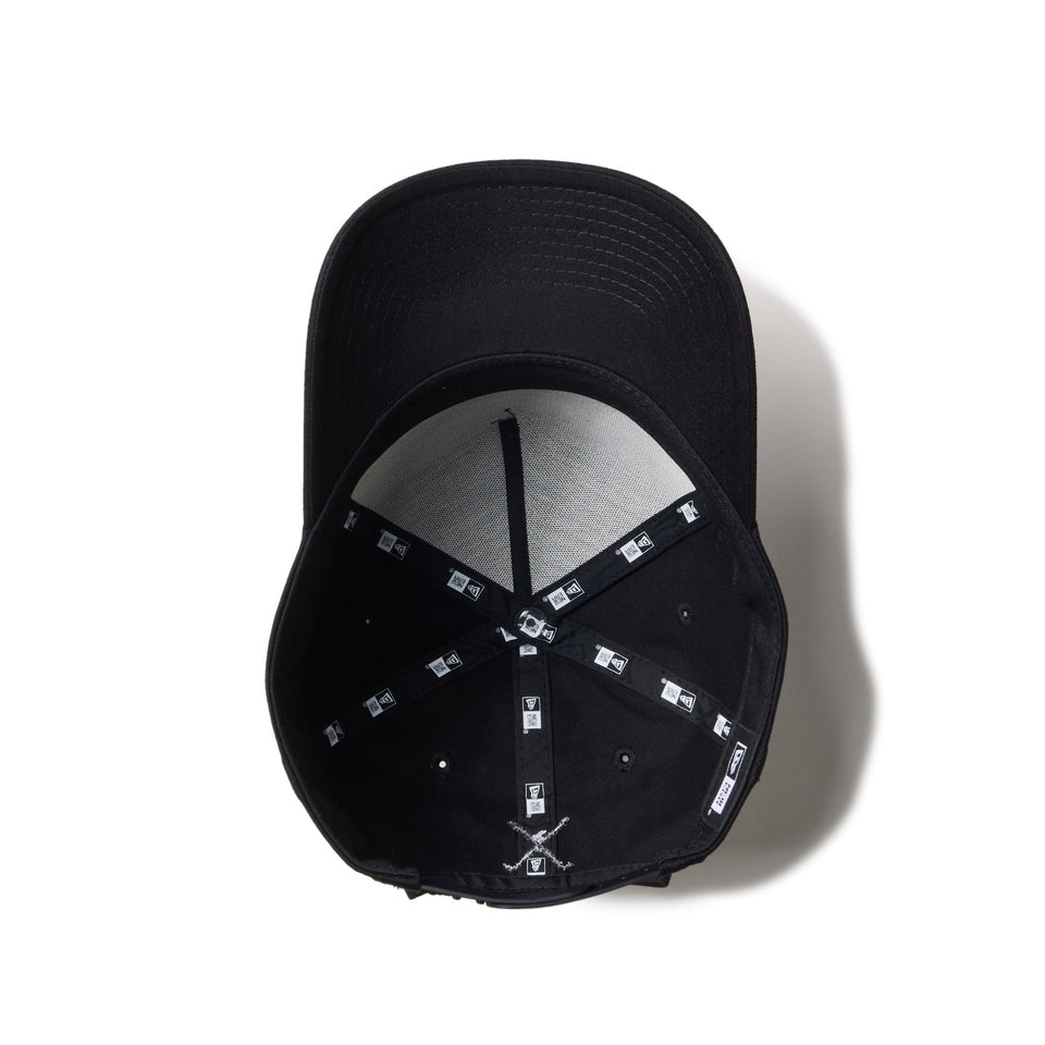 【ゴルフ】9FORTY A - Frame Stretch Cotton Washable オーバルロゴ ブラック - 14326302 - OSFM | NEW ERA ニューエラ公式オンラインストア