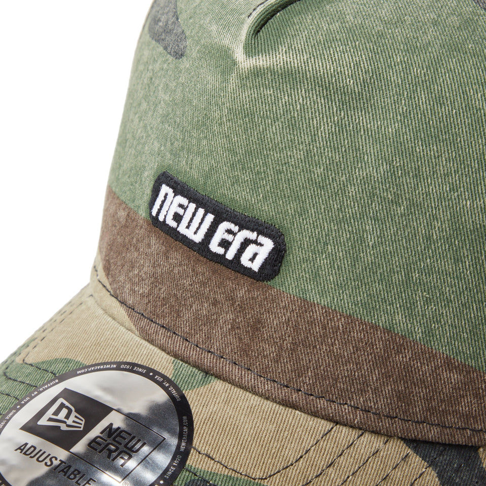 9FORTY A - Frame Super Heavy Wash Racer Logo ウッドランドカモ - 14307488 - OSFM | NEW ERA ニューエラ公式オンラインストア