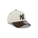 9FORTY A - Frame Walnut Paisley ニューヨーク・ヤンキース クロームホワイト ウォルナットバイザー - 14694462 - OSFM | NEW ERA ニューエラ公式オンラインストア