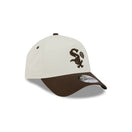 9FORTY A - Frame Walnut Paisley シカゴ・ホワイトソックス クロームホワイト ウォルナットバイザー - 14694465 - OSFM | NEW ERA ニューエラ公式オンラインストア