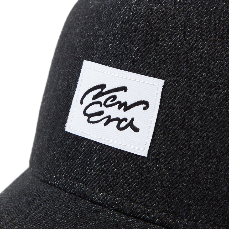 9FORTY A - Frame トラッカー Woven Patch ブラックデニム - 14388633 - OSFM | NEW ERA ニューエラ公式オンラインストア