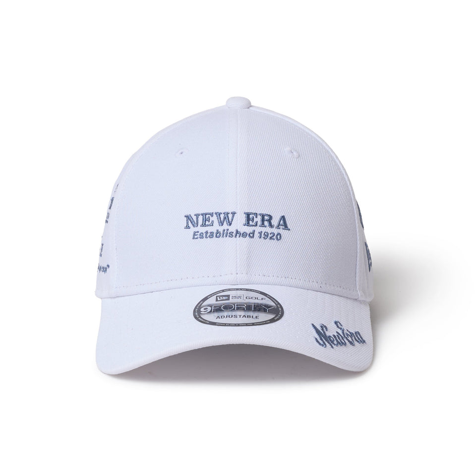 9FORTY Archive Logo ホワイト | ゴルフ - 14669087 - OSFM | NEW ERA ニューエラ公式オンラインストア