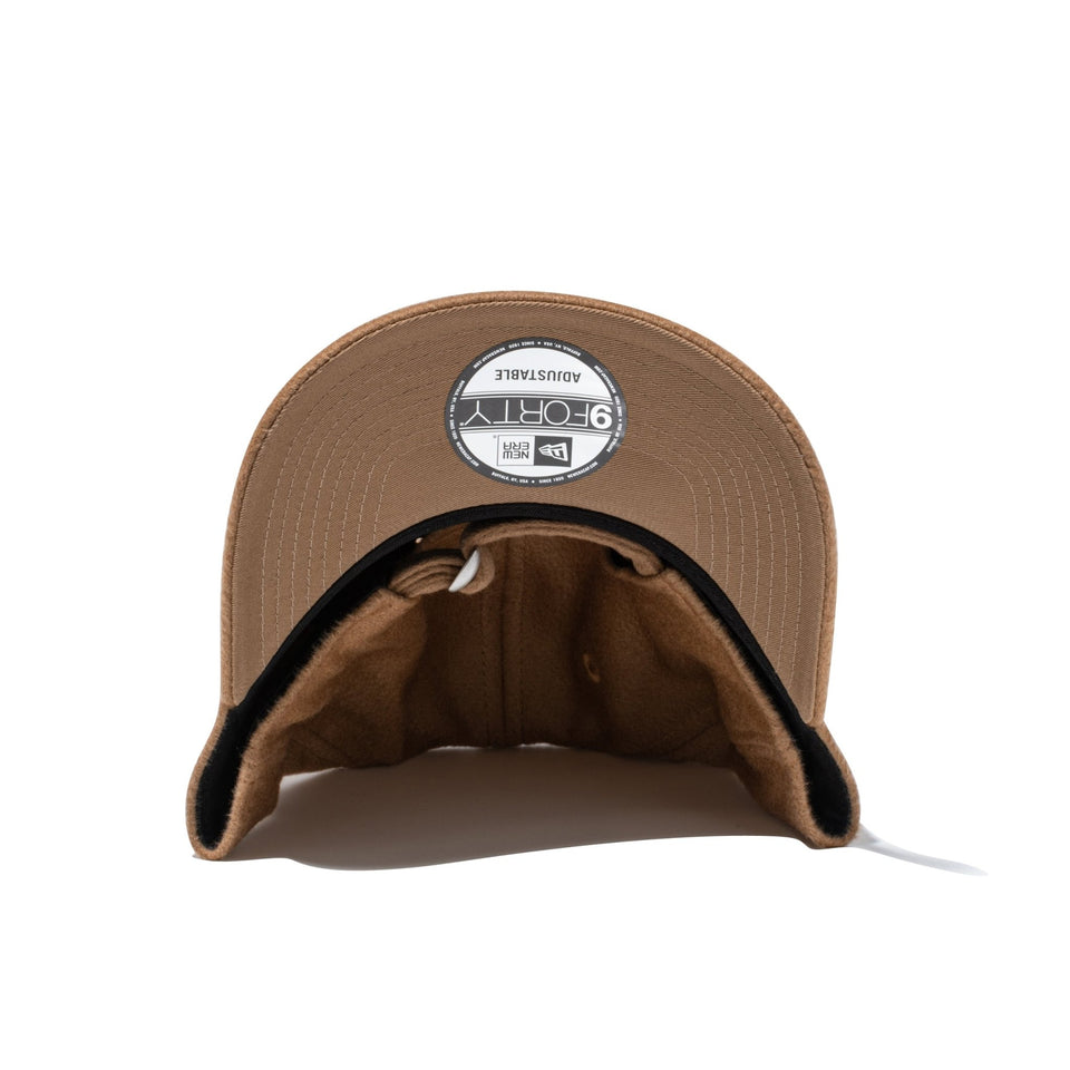 9FORTY アンストラクチャード Cashmere カシミヤ ベーシック キャメル - 14860688 - OSFM | NEW ERA ニューエラ公式オンラインストア