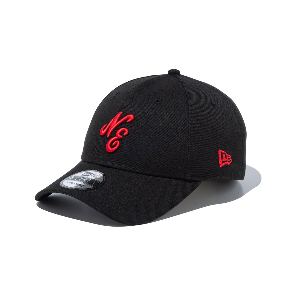 9FORTY Color Variation クラシックロゴ ブラック × レッド