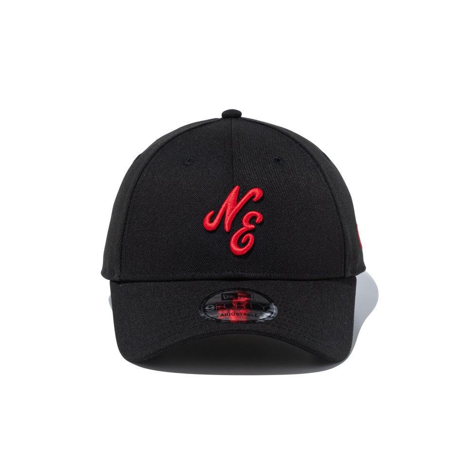 9FORTY Color Variation クラシックロゴ ブラック × レッド - 14909280-OSFM | NEW ERA ニューエラ公式オンラインストア