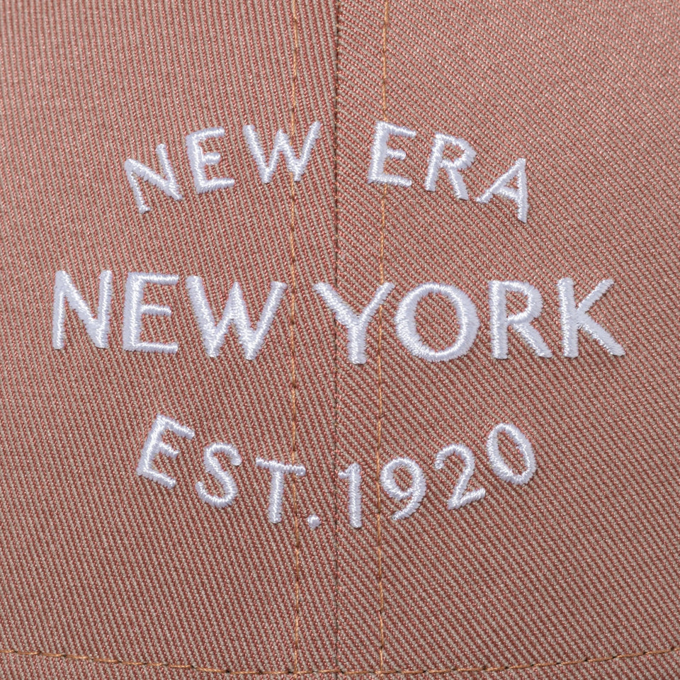 9FORTY ストレッチスナップ Dry Chambray Fabric Series NEW ERA NEW YORK 1920 オレンジカーキ - 14861108 - OSFM | NEW ERA ニューエラ公式オンラインストア