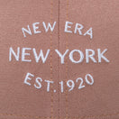 9FORTY ストレッチスナップ Dry Chambray Fabric Series NEW ERA NEW YORK 1920 オレンジカーキ - 14861108 - OSFM | NEW ERA ニューエラ公式オンラインストア