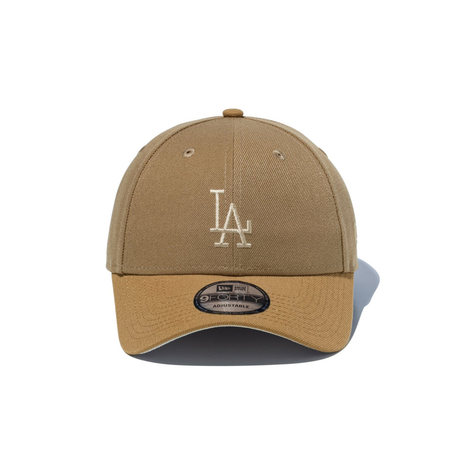 【海外限定】ニューエラ ロサンゼルスドジャース 9FORTYAフレーム ブラウン 9FORTY A-Frame MLB Chain Stitch チェーンステッチ
