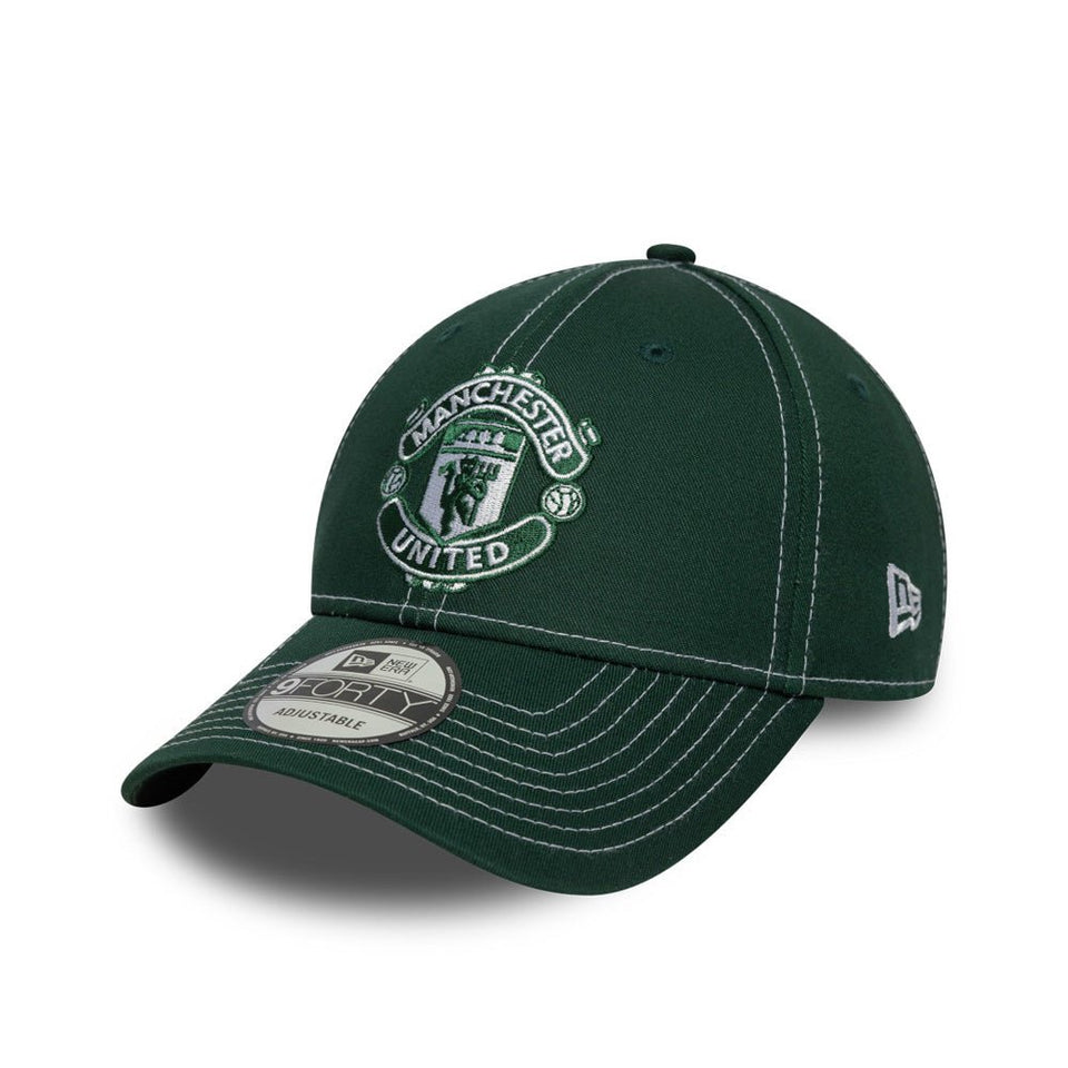 9FORTY Europa Football Team マンチェスター・ユナイテッド FC コントラストステッチ ダークグリーン - 14711665 - OSFM | NEW ERA ニューエラ公式オンラインストア