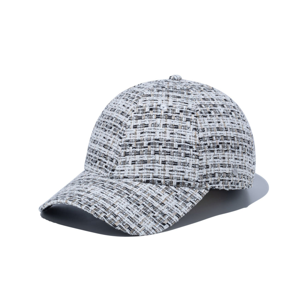 9FORTY Fabric Series ミックスツイード ブラック ホワイト