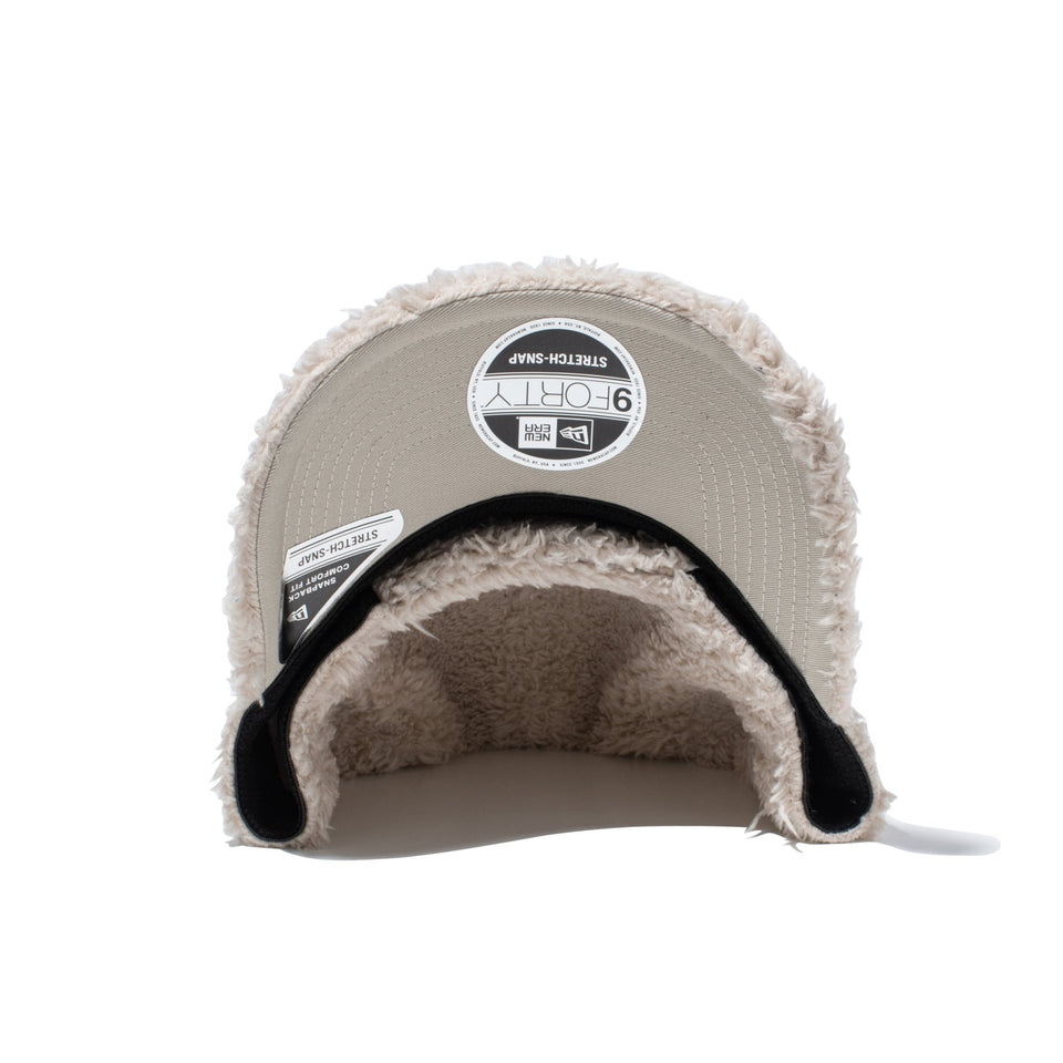 9FORTY ストレッチスナップ Fabric Series ミンクフリース NEW ERA NEW YORK 1920 ライトベージュ - 14861105-OSFM | NEW ERA ニューエラ公式オンラインストア