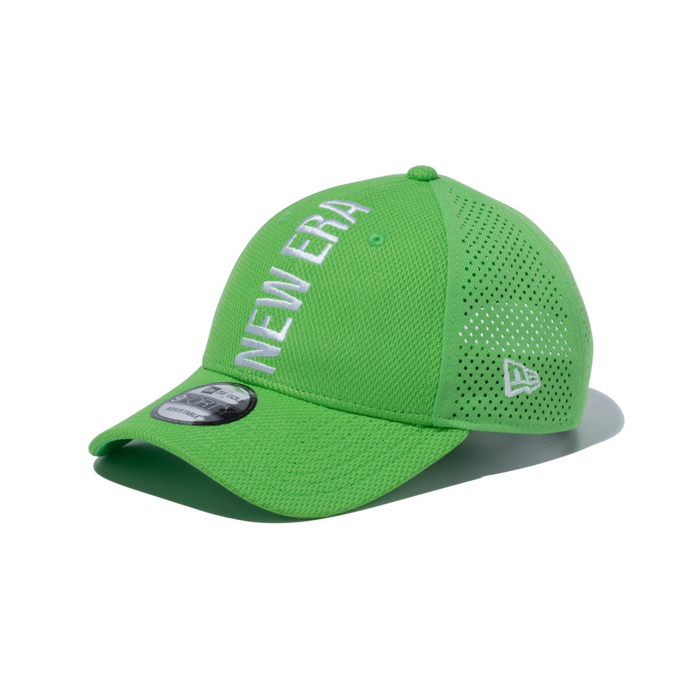 9FORTY Laser Perforated Vertical Logo ライムグリーン | ゴルフ