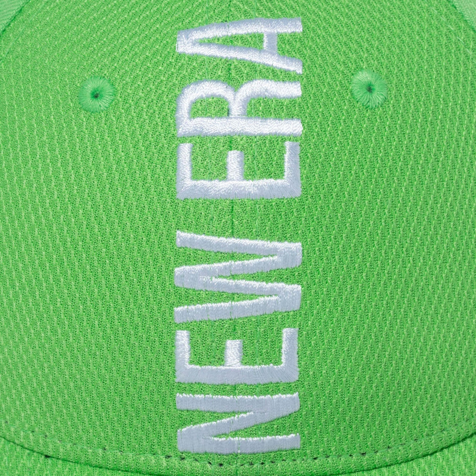 【ゴルフ】 9FORTY Laser Perforated Vertical Logo ライムグリーン - 14109285-OSFM | NEW ERA ニューエラ公式オンラインストア