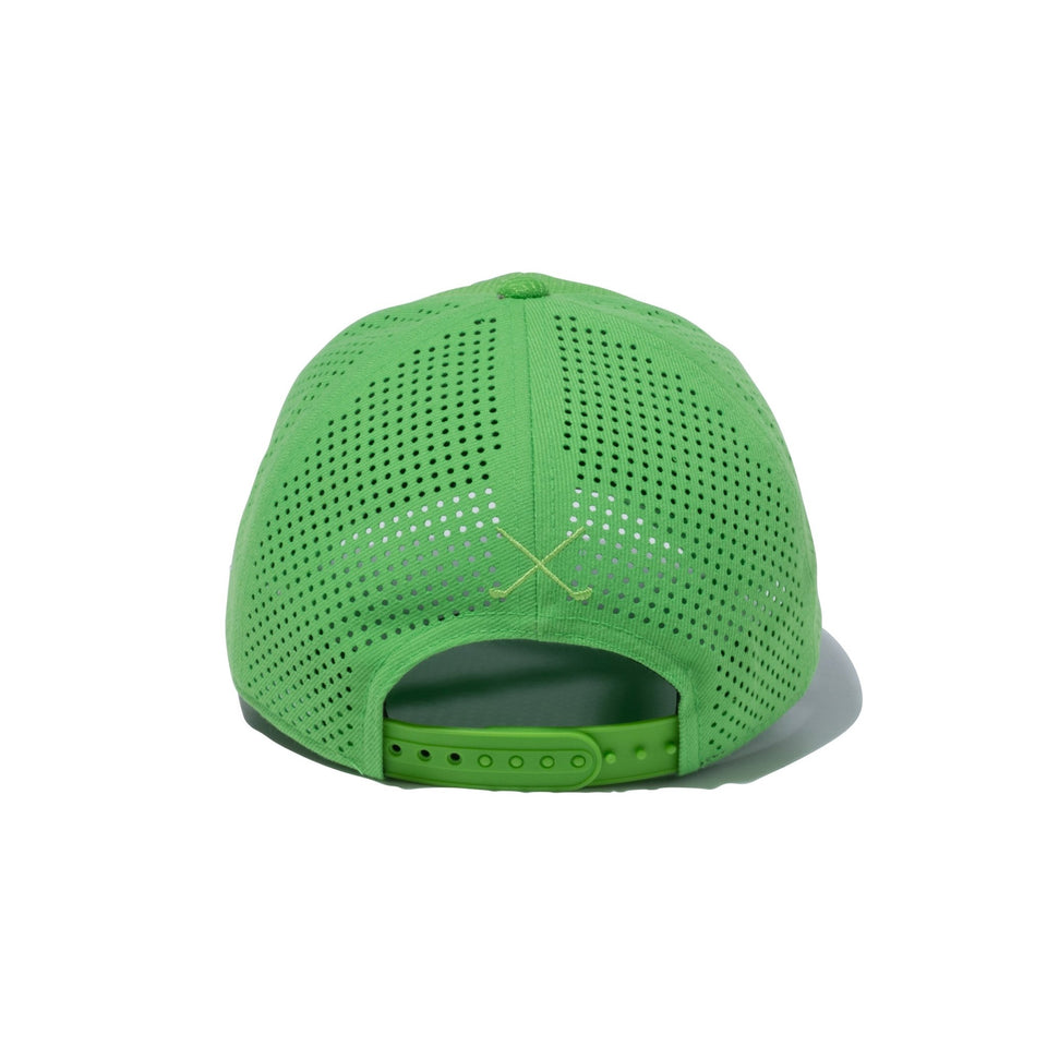 9FORTY Laser Perforated Vertical Logo ライムグリーン