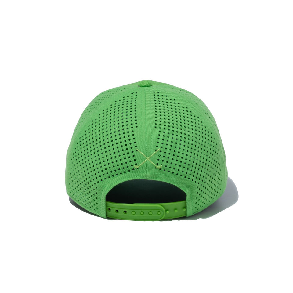 9FORTY Laser Perforated Vertical Logo ライムグリーン | ゴルフ