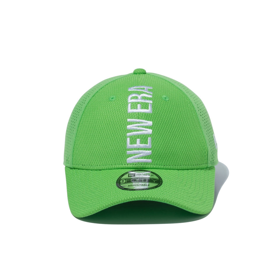 【ゴルフ】 9FORTY Laser Perforated Vertical Logo ライムグリーン - 14109285-OSFM | NEW ERA ニューエラ公式オンラインストア