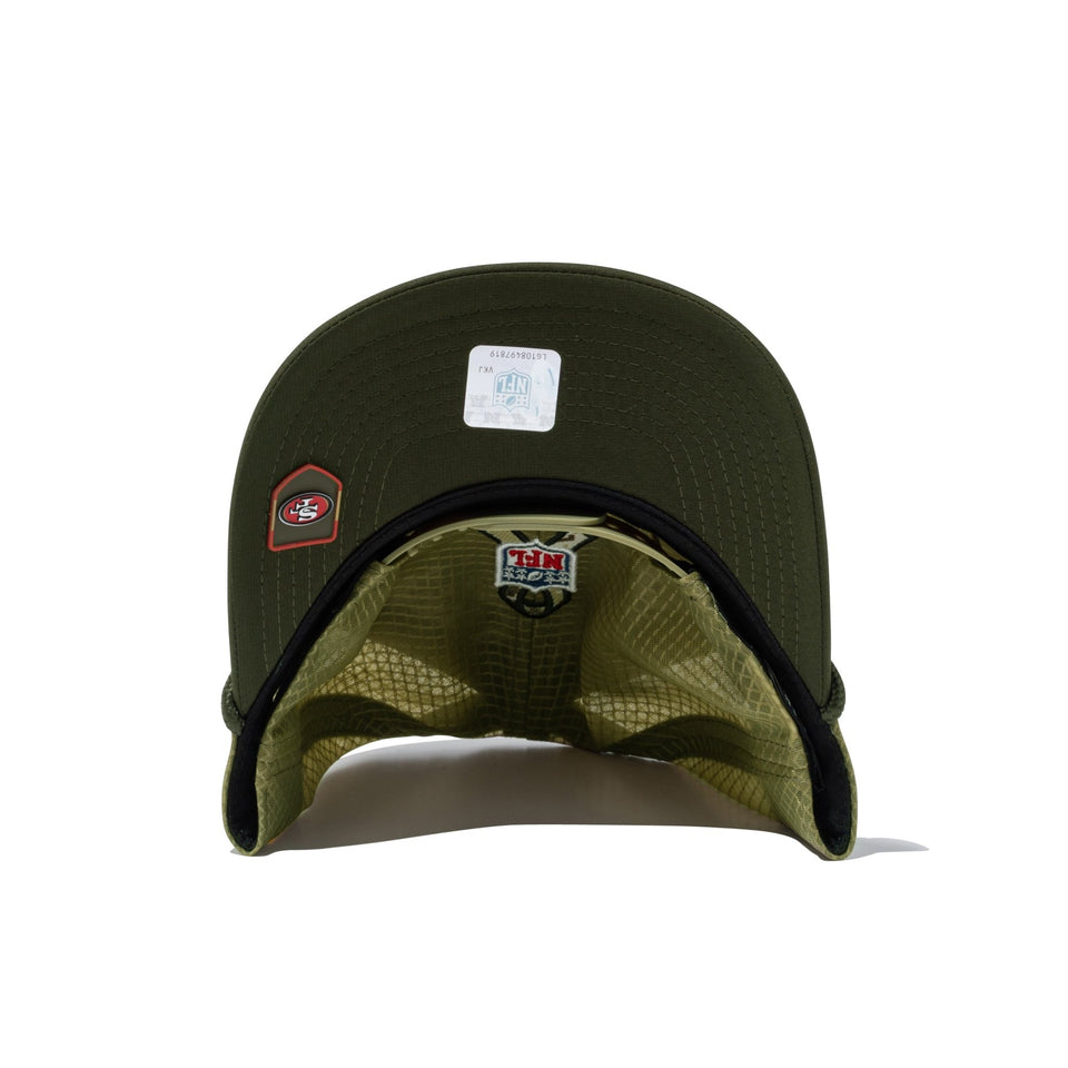 9FORTY M - Crown A - Frame 2025 NFL Salute to Service サンフランシスコ・フォーティーナイナーズ - 14724762 - OSFM | NEW ERA ニューエラ公式オンラインストア