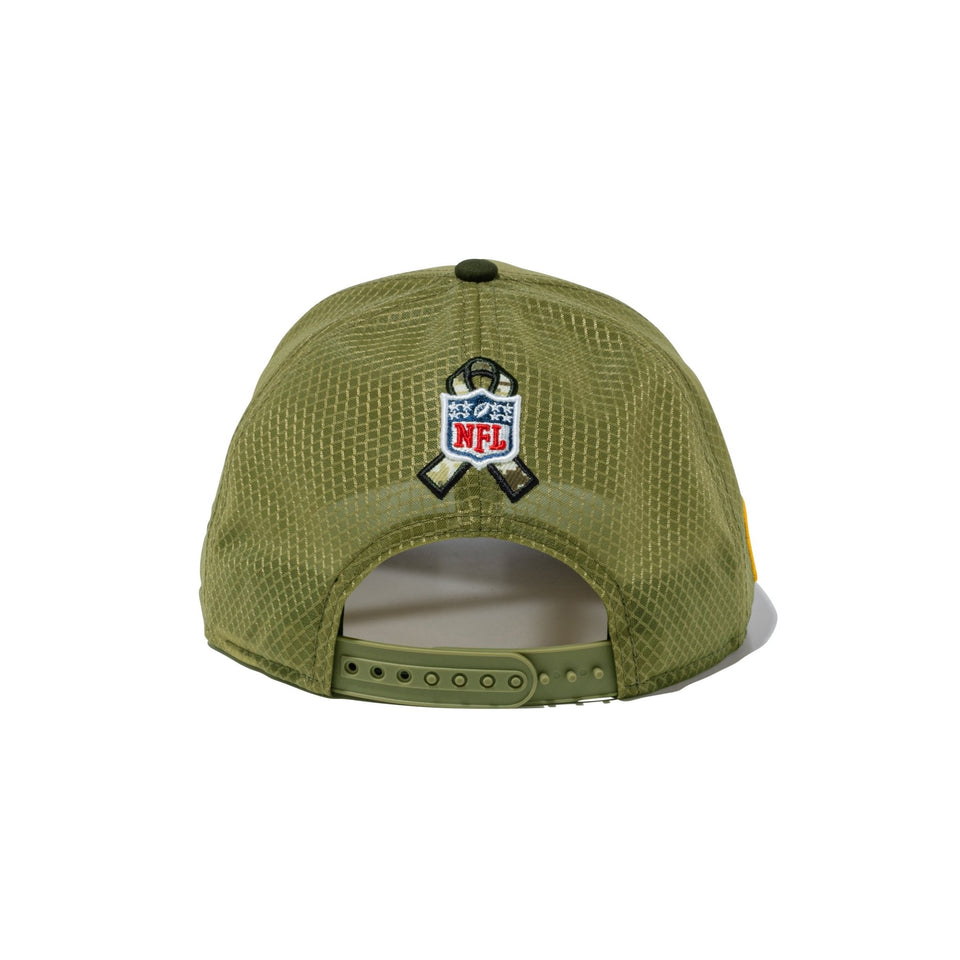 9FORTY M - Crown A - Frame 2025 NFL Salute to Service ラスベガス・レイダース - 14724764 - OSFM | NEW ERA ニューエラ公式オンラインストア