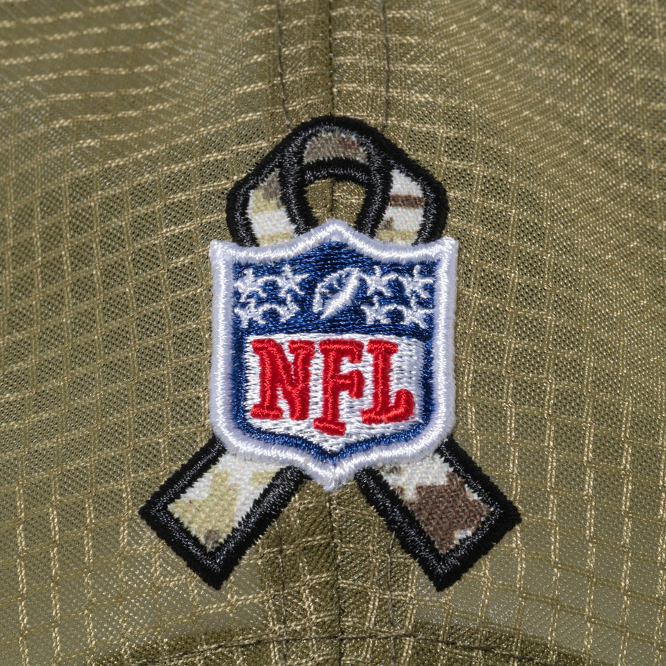 9FORTY M - Crown A - Frame 2025 NFL Salute to Service ラスベガス・レイダース - 14724764 - OSFM | NEW ERA ニューエラ公式オンラインストア