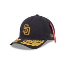 9FORTY M - Crown A - Frame Alpha Industries サンディエゴ・パドレス ブラック - 14667288 - OSFM | NEW ERA ニューエラ公式オンラインストア