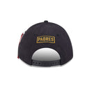 9FORTY M - Crown A - Frame Alpha Industries サンディエゴ・パドレス ブラック - 14667288 - OSFM | NEW ERA ニューエラ公式オンラインストア