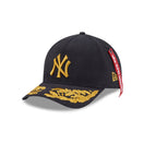 9FORTY M - Crown A - Frame Alpha Industries ニューヨーク・ヤンキース ブラック - 14667290 - OSFM | NEW ERA ニューエラ公式オンラインストア