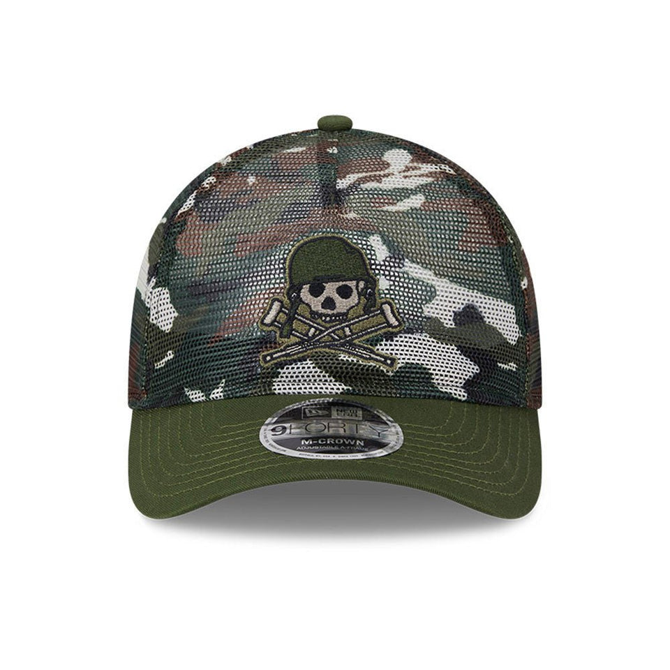 9FORTY M - Crown A - Frame トラッカー Jackass ウッドランドカモ - 14542004 - OSFM | NEW ERA ニューエラ公式オンラインストア