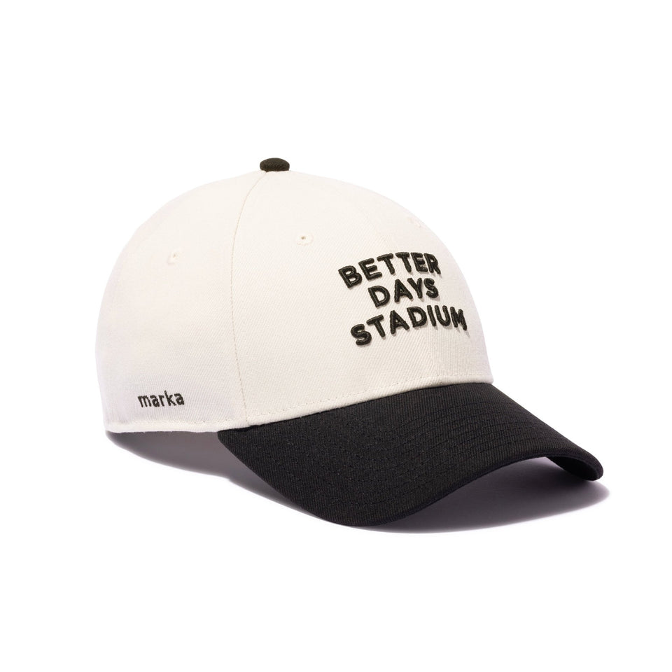 9FORTY marka x BETTER DAYS STADIUM アイボリー ブラックバイザー - 14394328-OSFM | NEW ERA ニューエラ公式オンラインストア