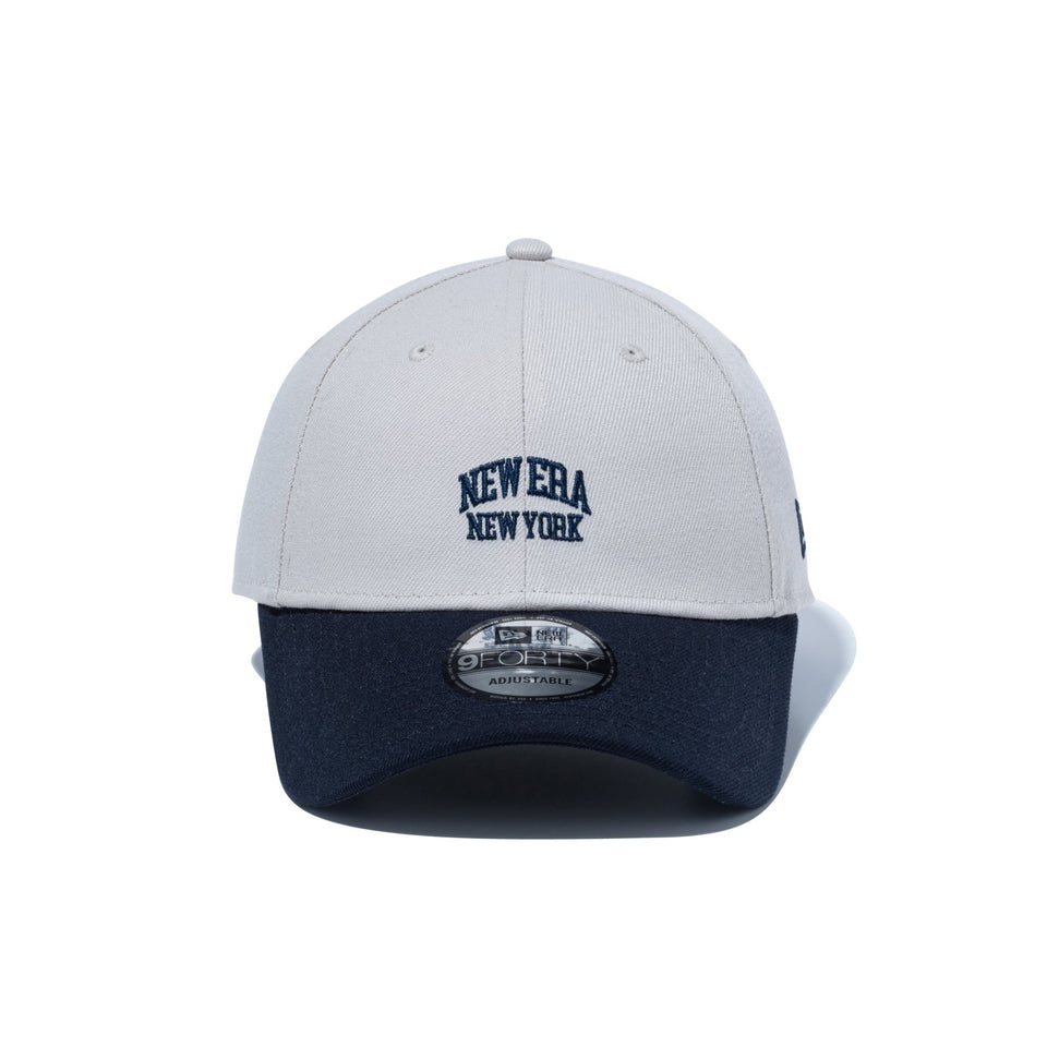 9FORTY Mini College Logo ストーン / ネイビー - 14409977 - OSFM | NEW ERA ニューエラ公式オンラインストア