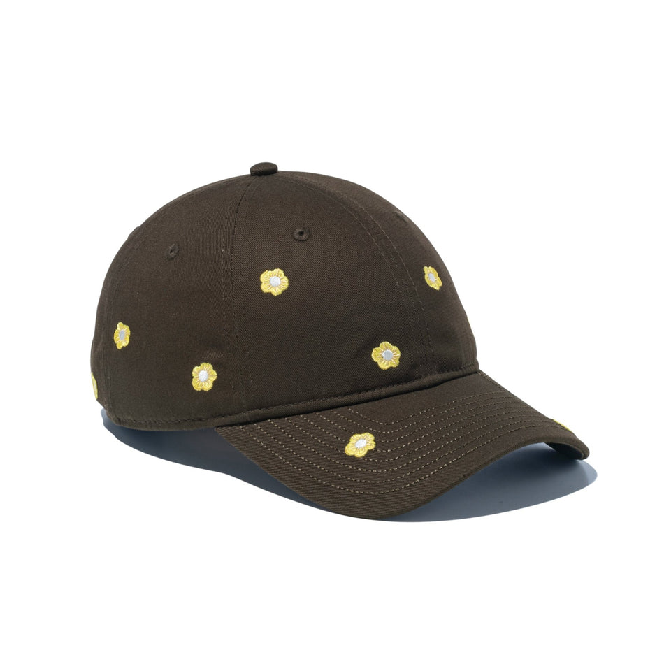 9FORTY アンストラクチャード Mini Flower ウォルナット - 14743758 - OSFM | NEW ERA ニューエラ公式オンラインストア