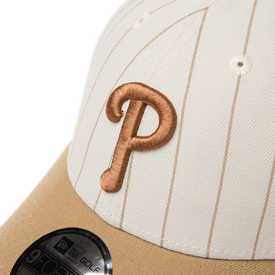 【ゴルフ】 9FORTY MLB Pin Stripe フィラデルフィア・フィリーズ カーキストライプ - 14326282 - OSFM | NEW ERA ニューエラ公式オンラインストア
