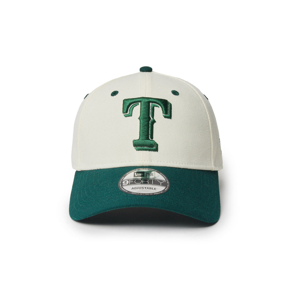 9FORTY MLB Wool Visor テキサス・レンジャーズ クローム ダークグリーンバイザー - 14307524 - OSFM | NEW ERA ニューエラ公式オンラインストア
