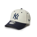 9FORTY MLB Wool Visor ニューヨーク・ヤンキース クローム ネイビーバイザー - 14307526 - OSFM | NEW ERA ニューエラ公式オンラインストア