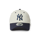 9FORTY MLB Wool Visor ニューヨーク・ヤンキース クローム ネイビーバイザー - 14307526 - OSFM | NEW ERA ニューエラ公式オンラインストア