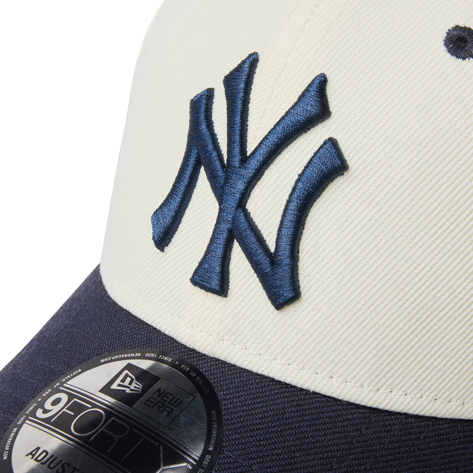 9FORTY MLB Wool Visor ニューヨーク・ヤンキース クローム ネイビーバイザー - 14307526 - OSFM | NEW ERA ニューエラ公式オンラインストア