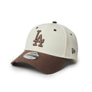 9FORTY MLB Wool Visor ロサンゼルス・ドジャース クローム ブラウンバイザー - 14307527 - OSFM | NEW ERA ニューエラ公式オンラインストア