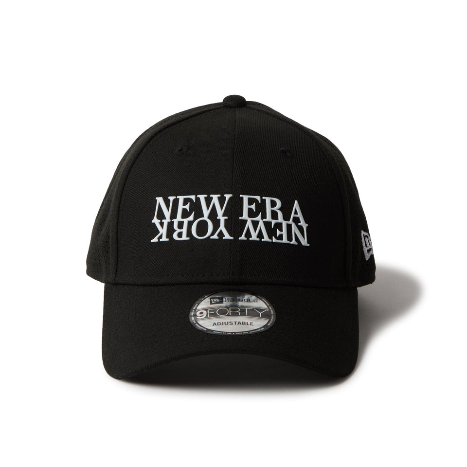 9FORTY NEW ERA レーザーパフォーテッド ブラック | ゴルフ