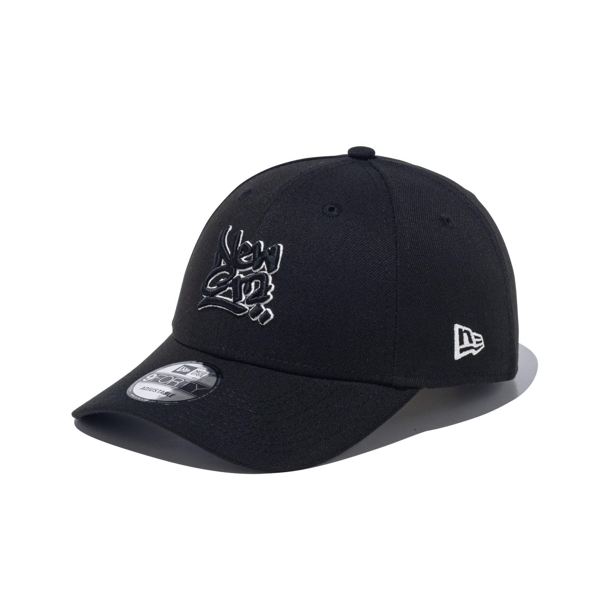9FORTY NEW ERA Script Logo ブラック | ニューエラオンラインストア