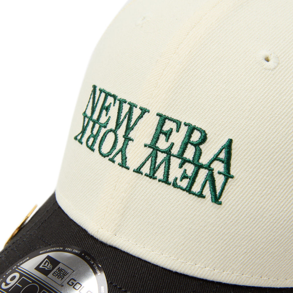 【ゴルフ】9FORTY On Par New Era New York クロームホワイト ブラックバイザー - 14391336 - OSFM | NEW ERA ニューエラ公式オンラインストア
