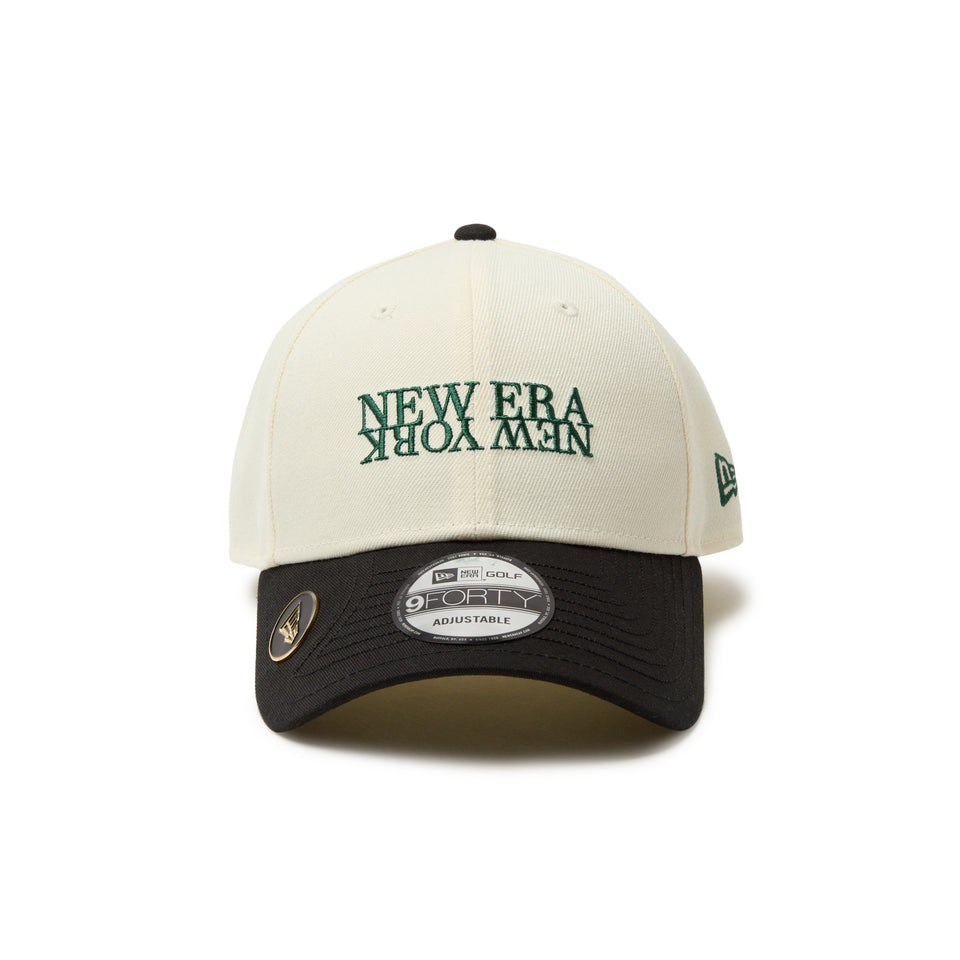 【ゴルフ】9FORTY On Par New Era New York クロームホワイト ブラックバイザー - 14391336 - OSFM | NEW ERA ニューエラ公式オンラインストア