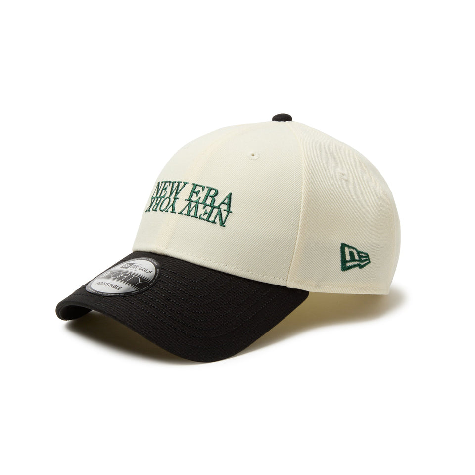 【ゴルフ】9FORTY On Par New Era New York クロームホワイト ブラックバイザー - 14391336 - OSFM | NEW ERA ニューエラ公式オンラインストア