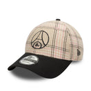 9FORTY PARIS SAINT GERMAIN チェック ベージュ / ライトピンク ブラックバイザー - 14532348 - OSFM | NEW ERA ニューエラ公式オンラインストア