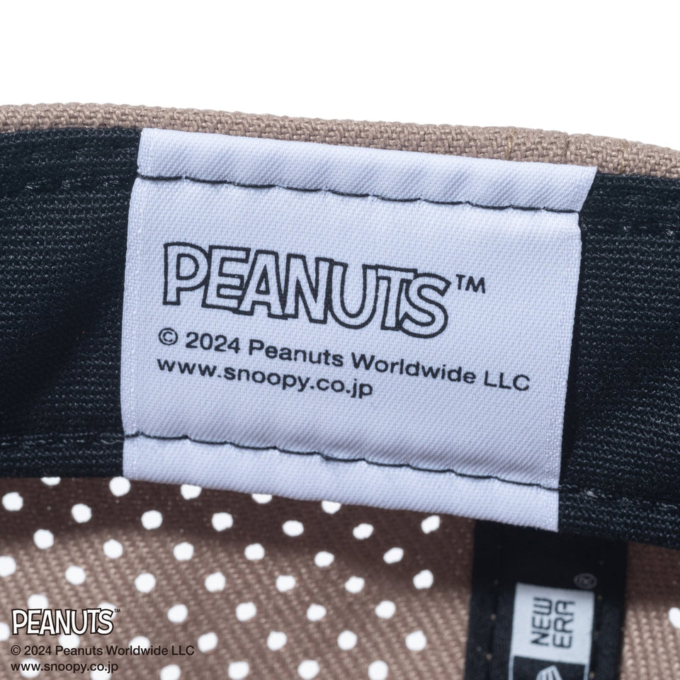 【ゴルフ】9FORTY PEANUTS ピーナッツ レーザーパフォーテッド ブリティッシュカーキ - 14124315-OSFM | NEW ERA ニューエラ公式オンラインストア