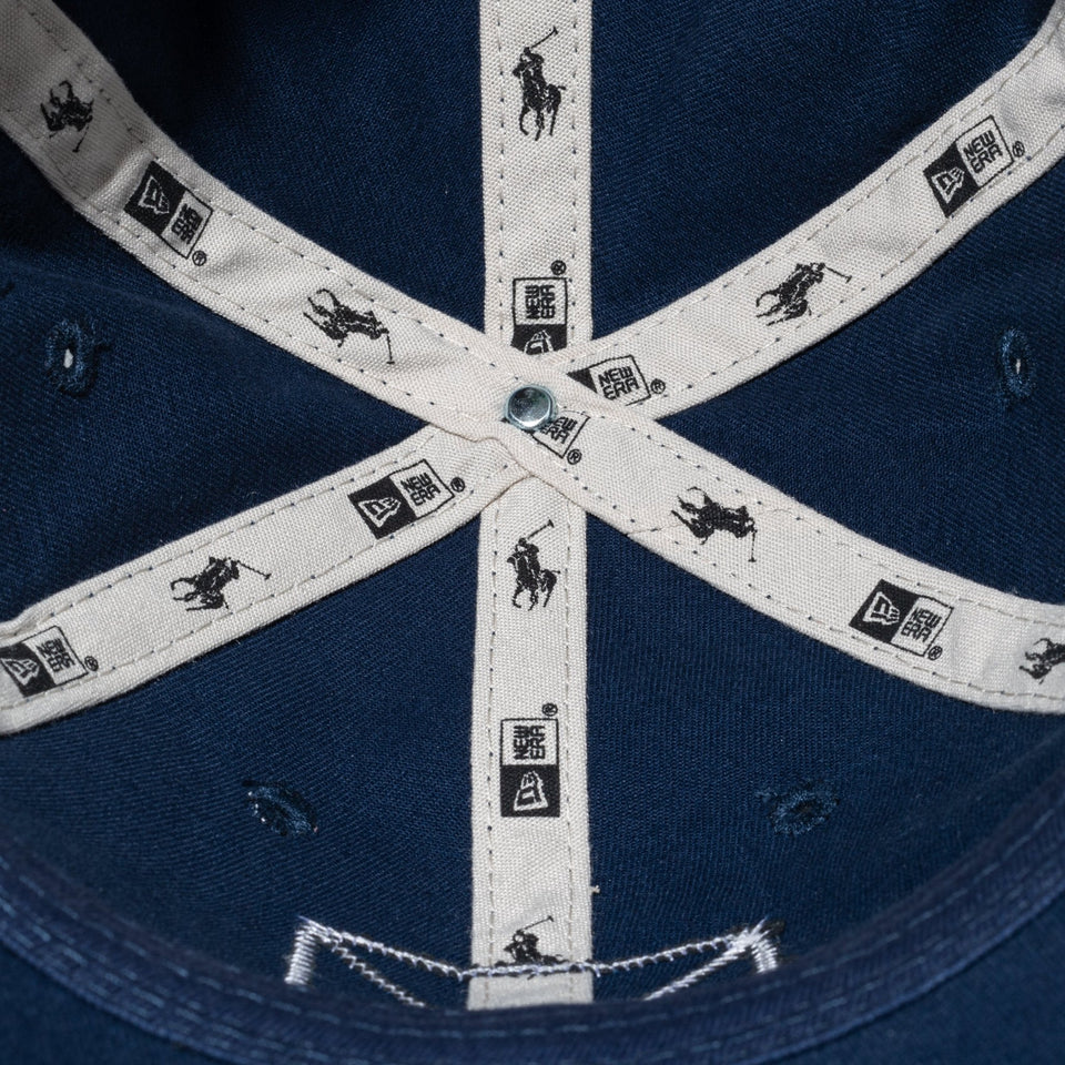 9FORTY ロングバイザー アンストラクチャード POLO RALPH LAUREN ポロ ラルフ ローレン クーパーズタウン ニューヨーク・ヤンキース ネイビー - 14731669 - OSFM | NEW ERA ニューエラ公式オンラインストア