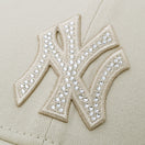 9FORTY Rhinestone ニューヨーク・ヤンキース アイボリー - 14865341 - OSFM | NEW ERA ニューエラ公式オンラインストア