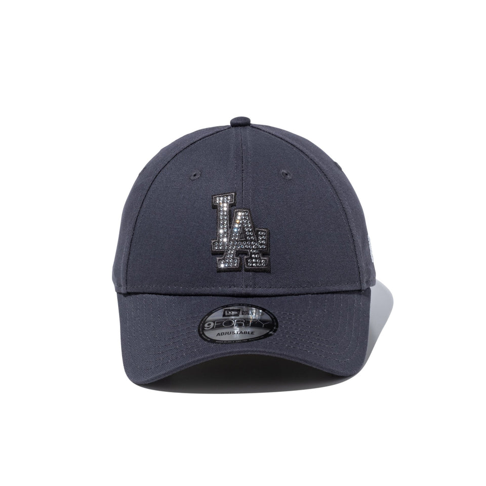9FORTY Rhinestone ロサンゼルス・ドジャース グラファイト - 14865344 - OSFM | NEW ERA ニューエラ公式オンラインストア