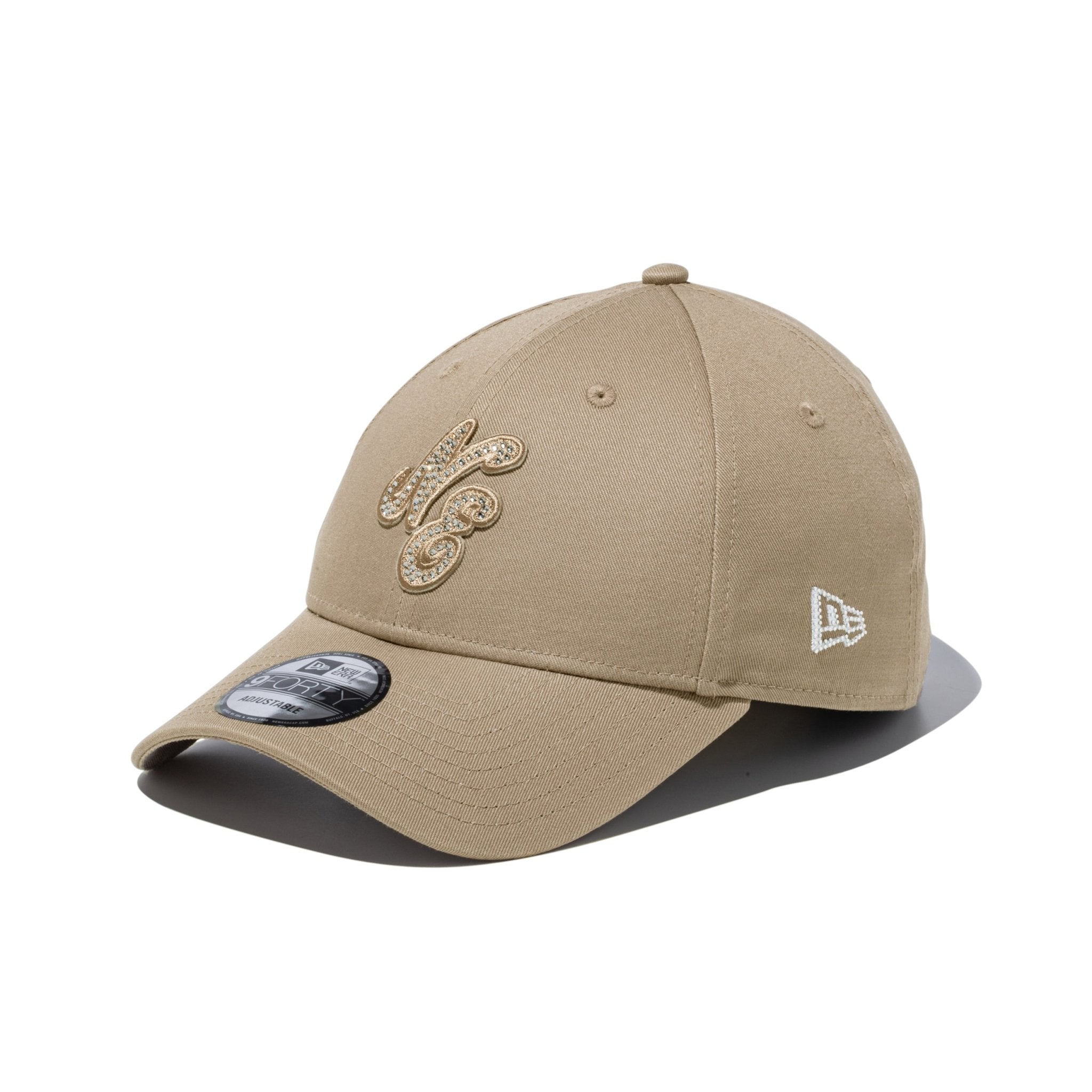 ニューエラ 9FORTY Rhinestone Classic Logo 9FORTY Rhinestone クラシックロゴ アッシュブラウン