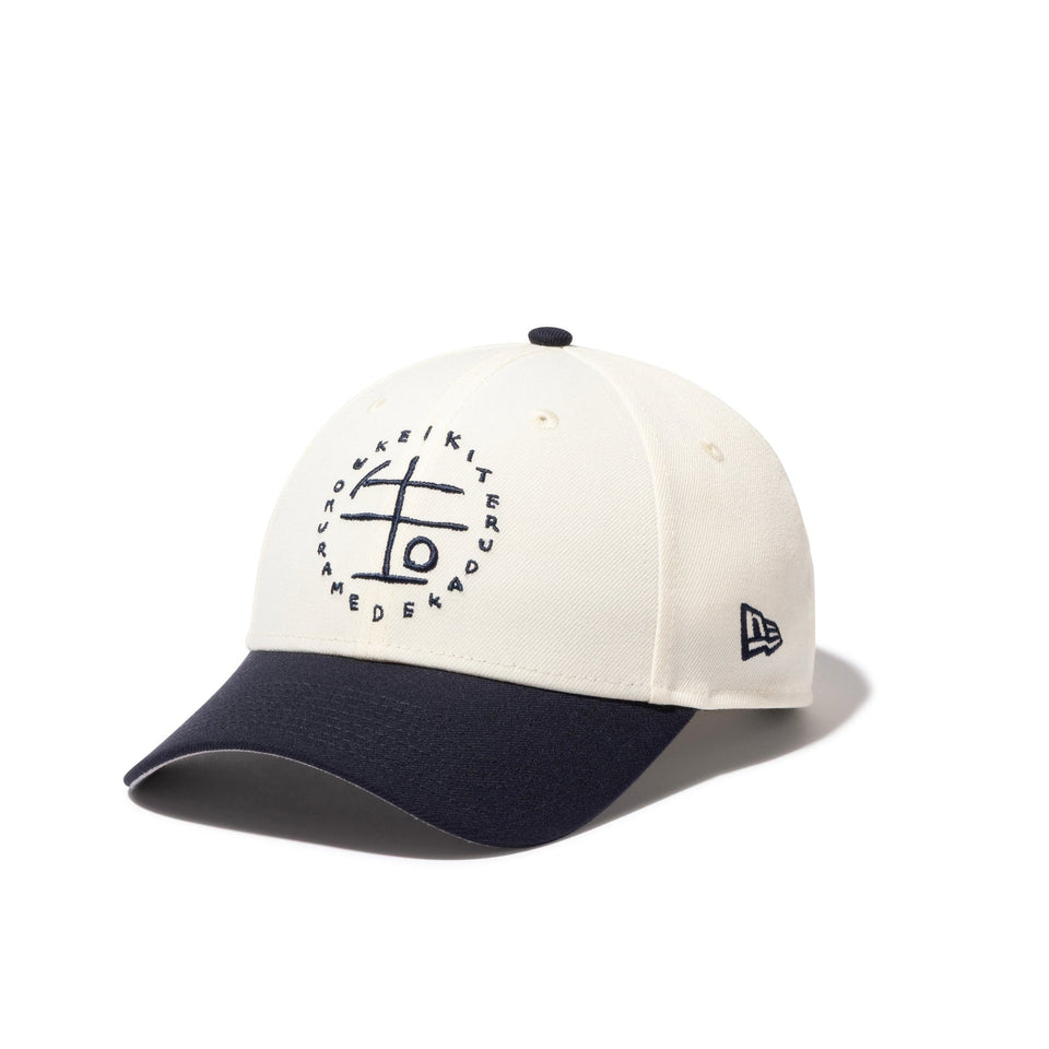 9FORTY 明石家さんま SANMA AKASHIYA 漢字 クローム ネイビーバイザー - 14867690 - OSFM | NEW ERA ニューエラ公式オンラインストア