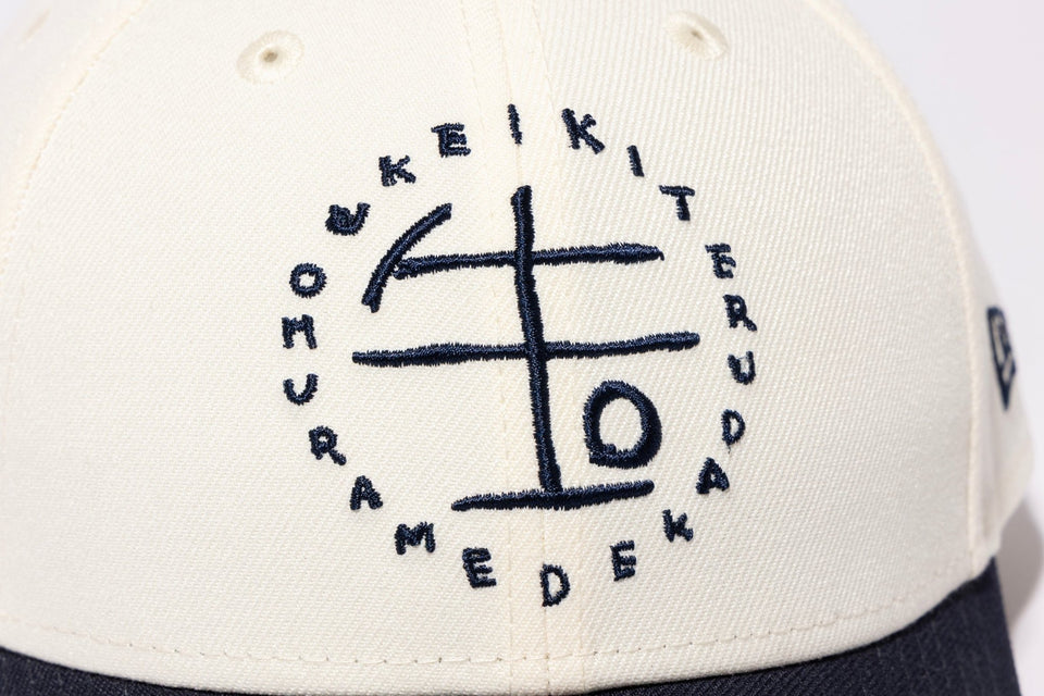 9FORTY 明石家さんま SANMA AKASHIYA 漢字 クローム ネイビーバイザー - 14867690 - OSFM | NEW ERA ニューエラ公式オンラインストア