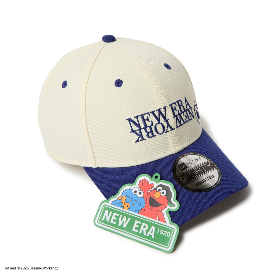 9FORTY SESAME STREET セサミストリート Cookie Monster クッキーモンスター クロームホワイト ブルーバイザー | ゴルフ - 14682546 - OSFM | NEW ERA ニューエラ公式オンラインストア